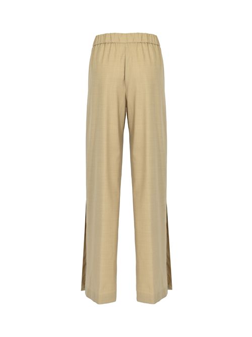 Pantalone Manolo in gabardina di lana stretch Liviana Conti | F6SN25W76-1